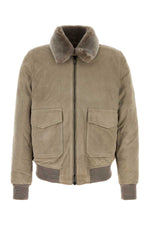 Grey Shirt Collar Jacket 1