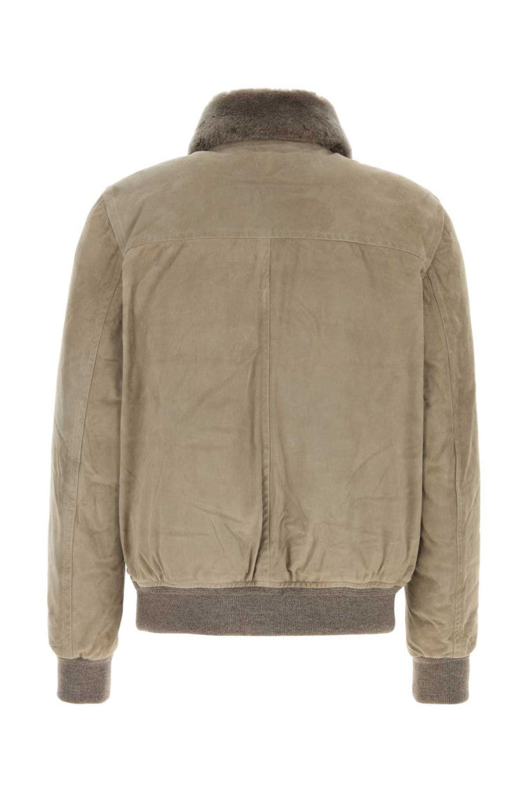 Grey Shirt Collar Jacket 2