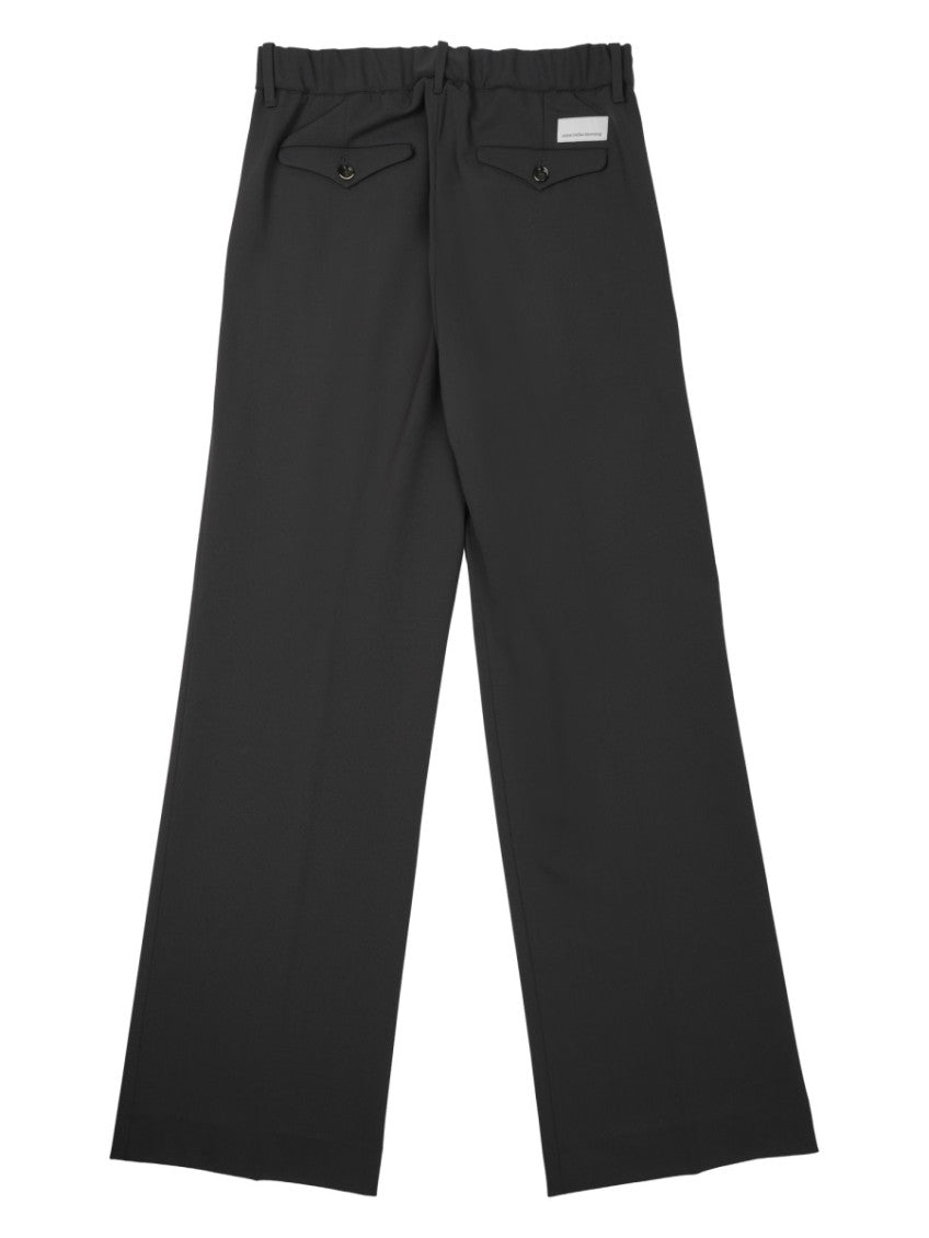 Black Tailored Pleated Pants 2