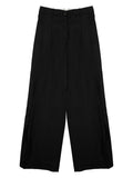 Black Relaxed Pleated Pants 1