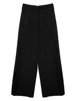 Black Relaxed Pleated Pants 1