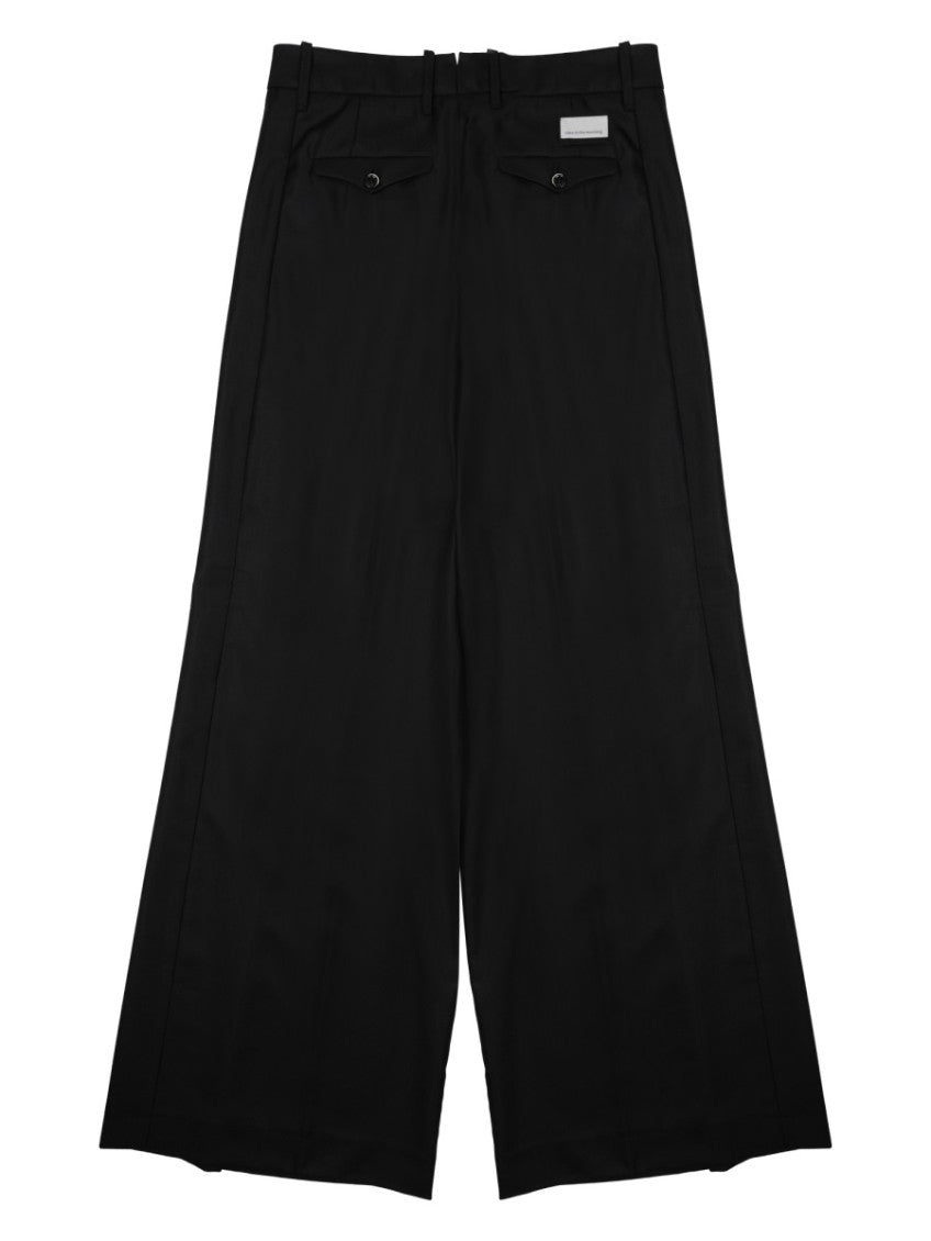 Black Relaxed Pleated Pants 2