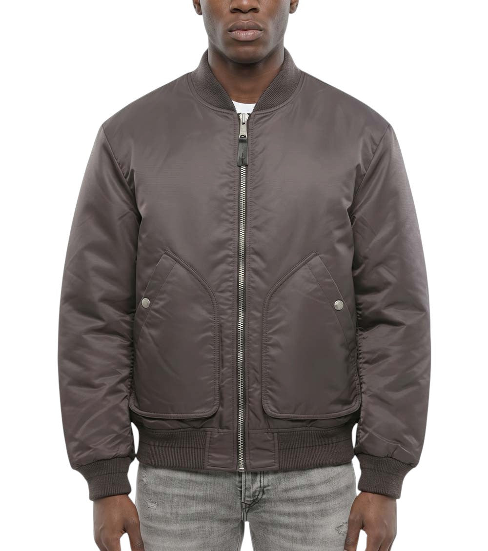 Grey Reversible Bomber Jacket 1
