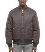 Grey Reversible Bomber Jacket 1