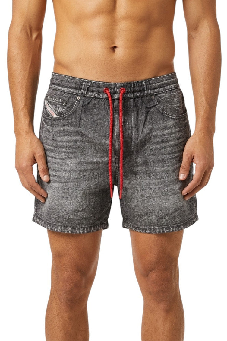 Grey Regular Swim Shorts 1