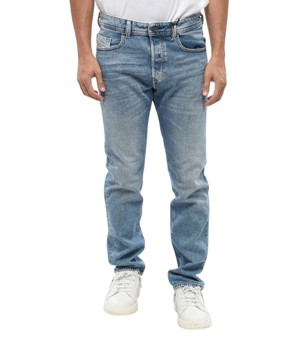 Blue Slim Mid Rise Jeans 1
