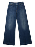 Blue Flared High Rise Jeans 1