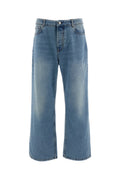 Blue Loose Mid Rise Jeans 1