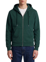 Green Zip Up Logo Hoodie 1