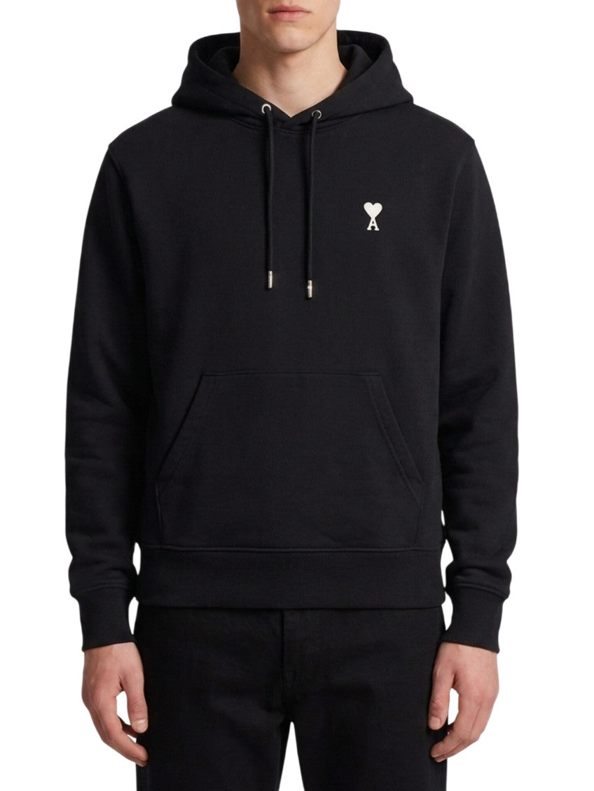 Black Regular Logo Hoodie 1