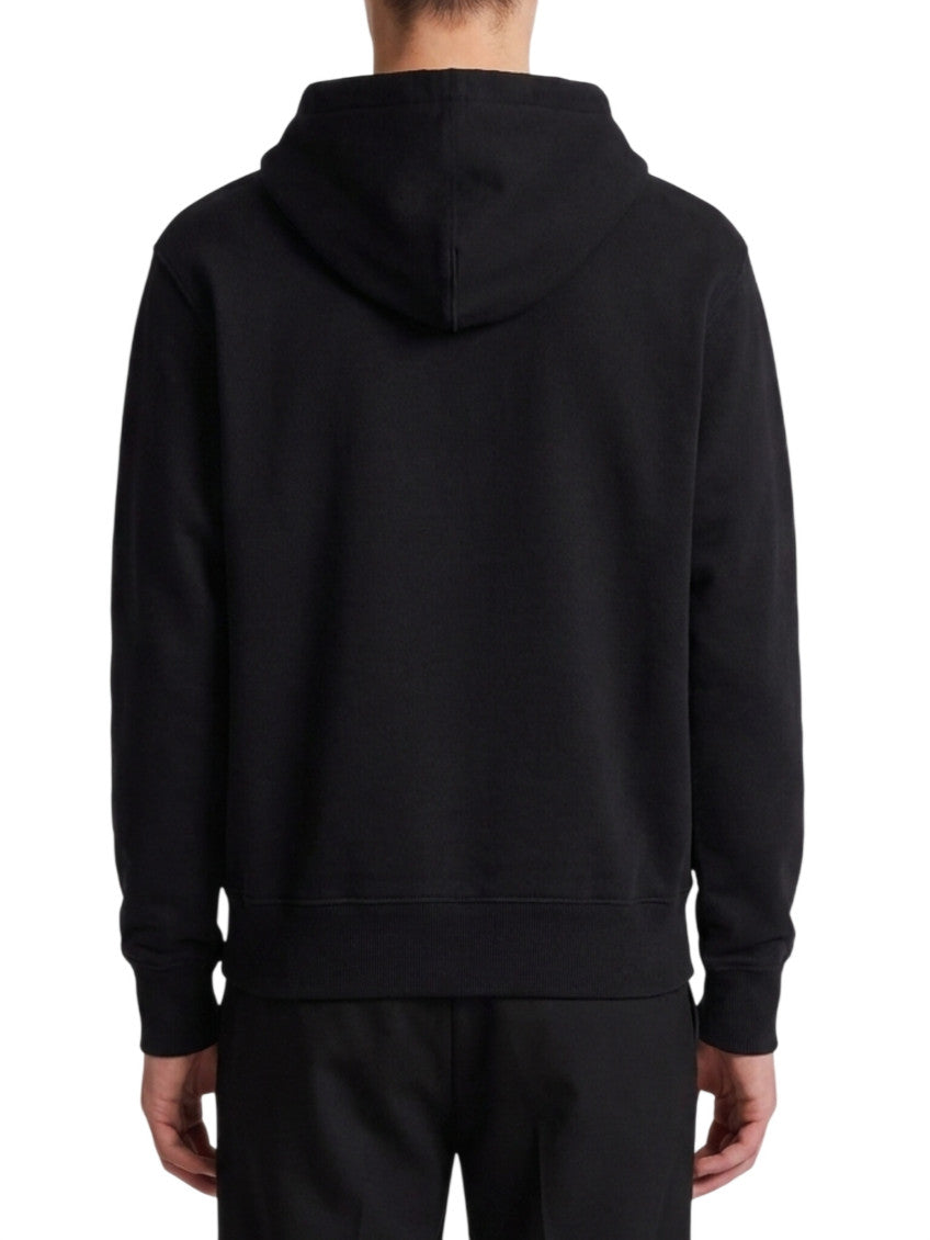 Black Regular Logo Hoodie 3