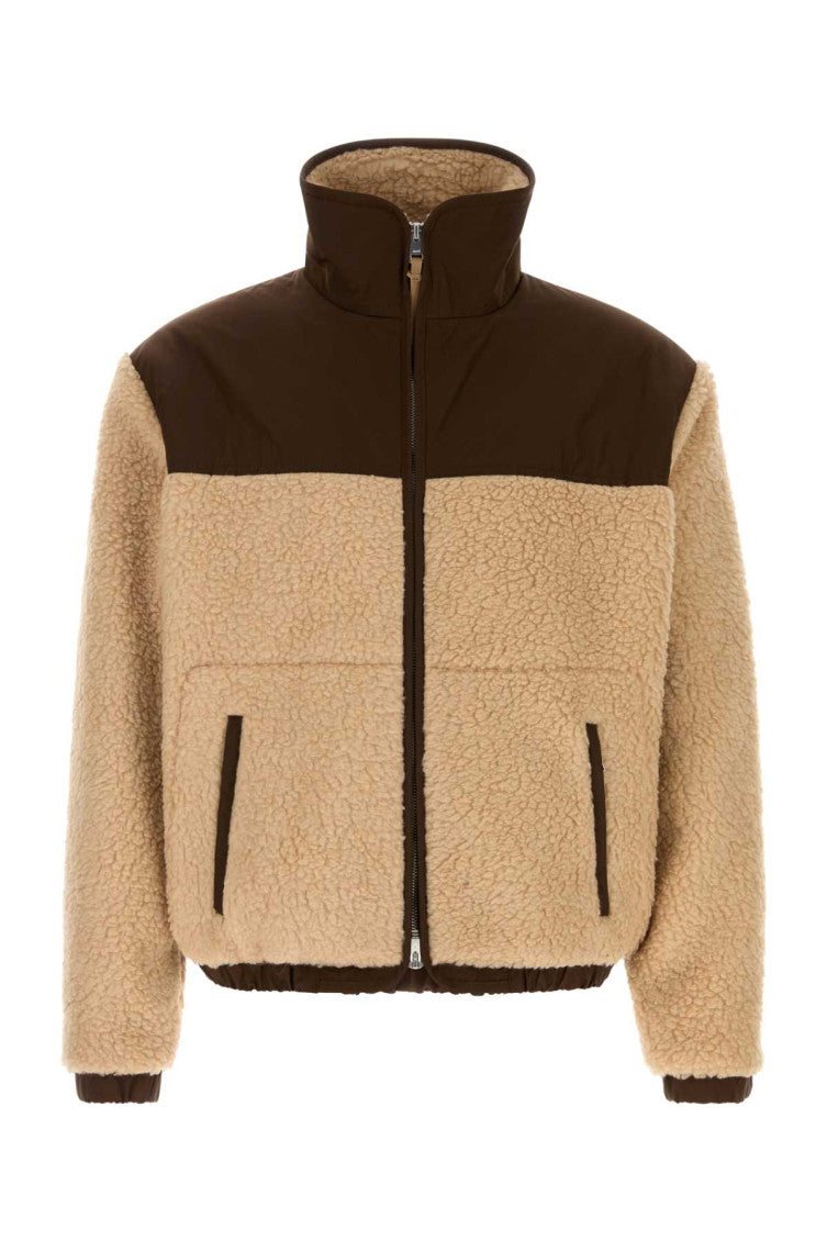 Beige Regular Fleece Jacket 1