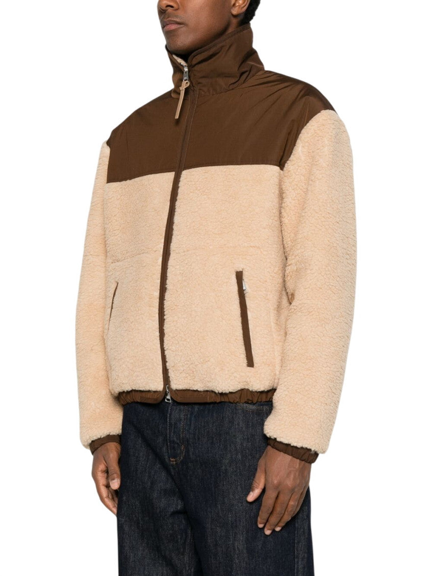 Beige Regular Fleece Jacket 2