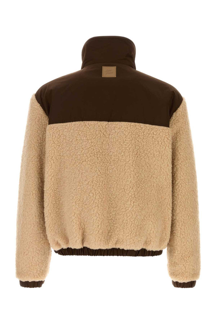 Beige Regular Fleece Jacket 3