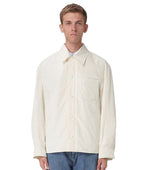 Off White Solid Overshirt 1