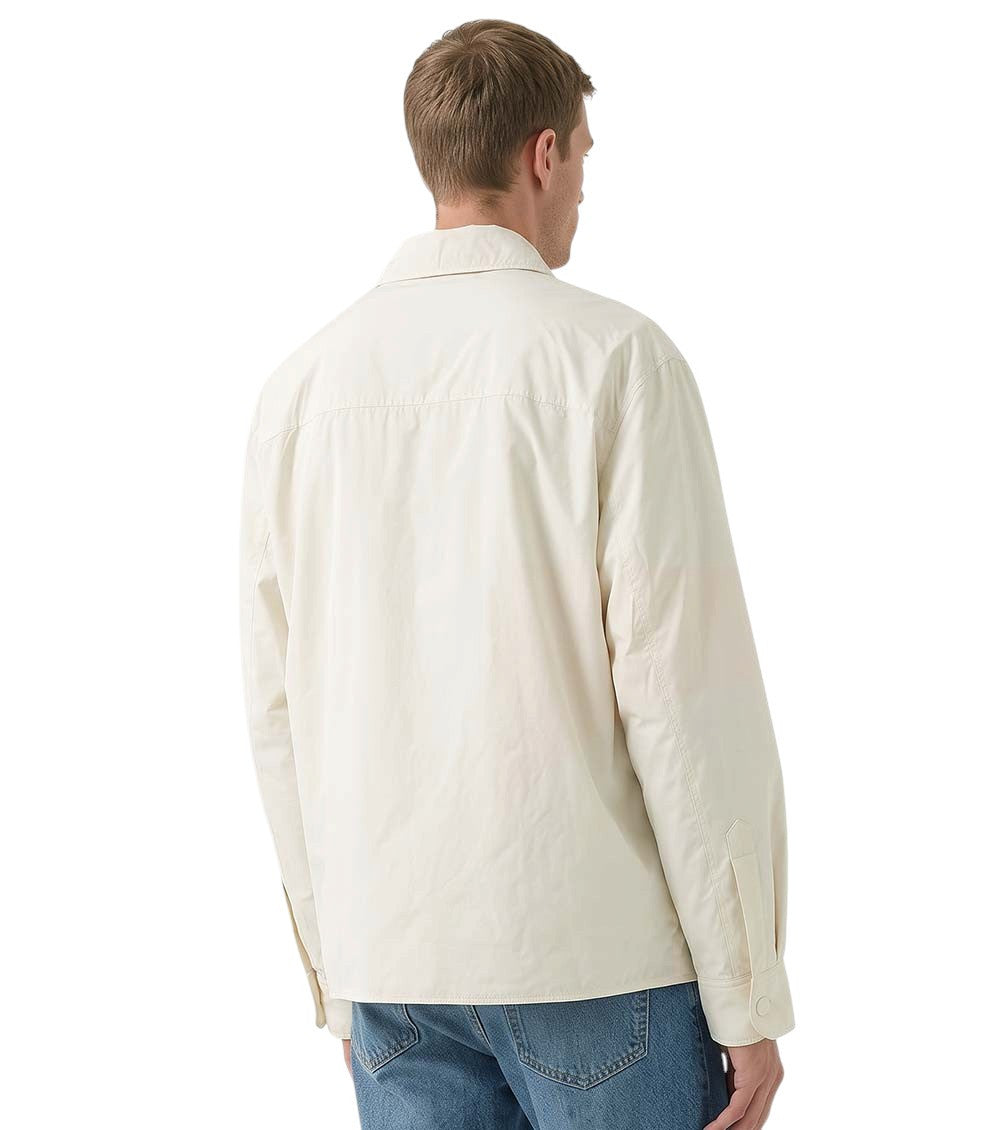 Off White Solid Overshirt 2