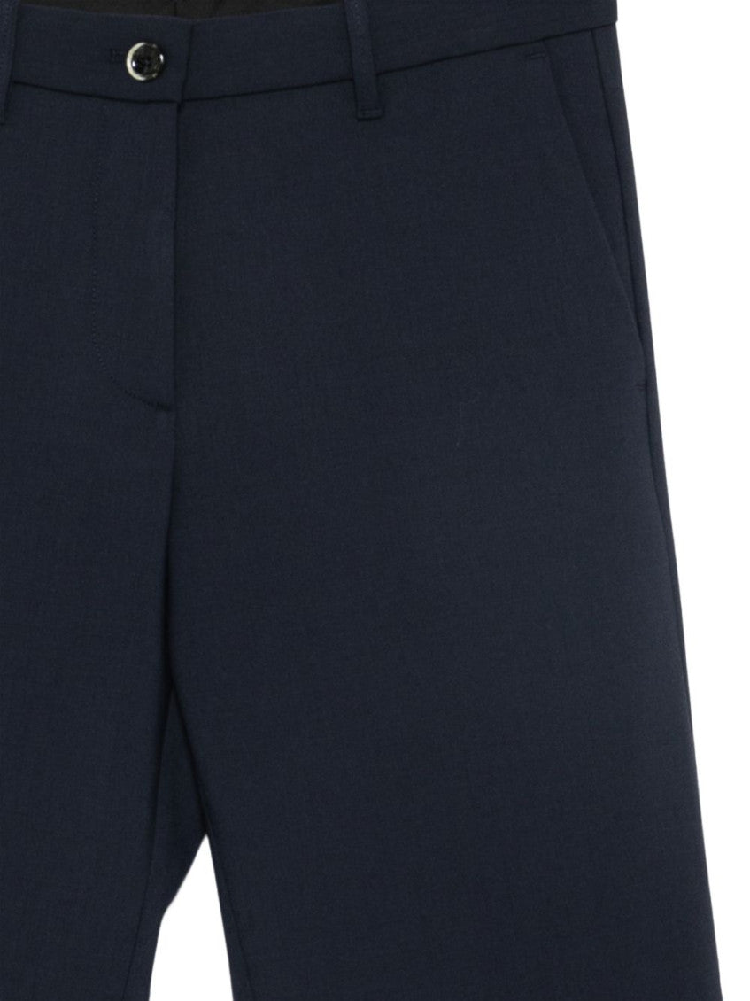 Navy Blue Tailored Flat Front Pant 3