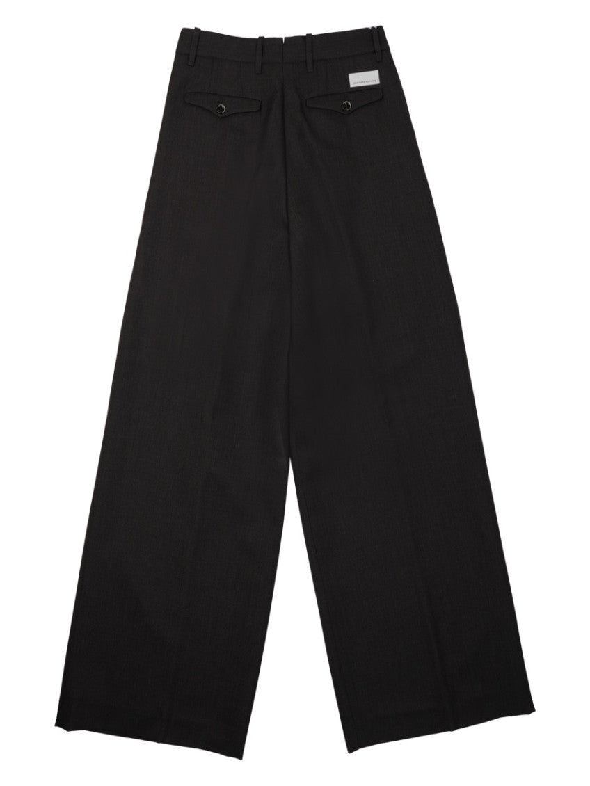 Black Loose Pleated Pants 2