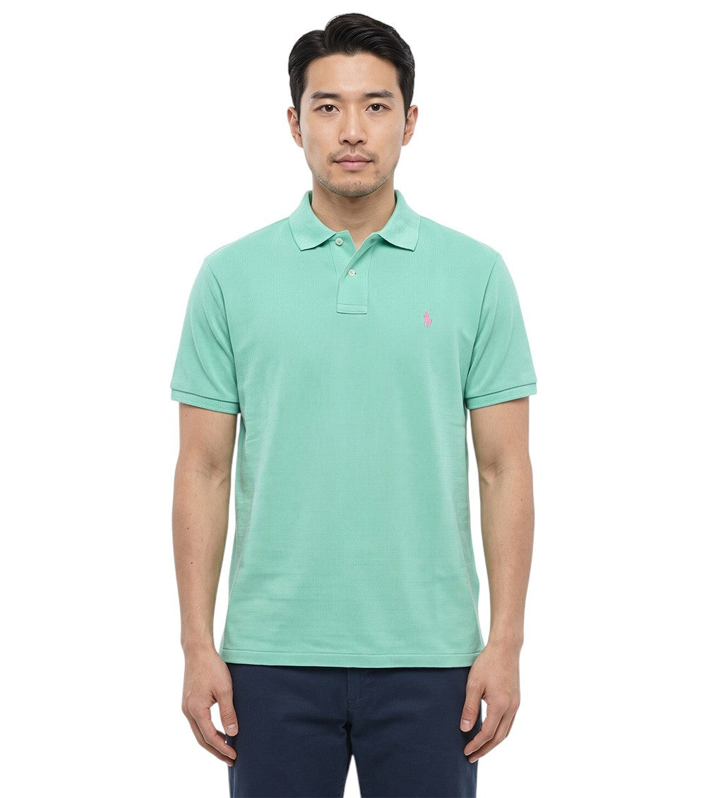 Mint Green Slim Polo 1