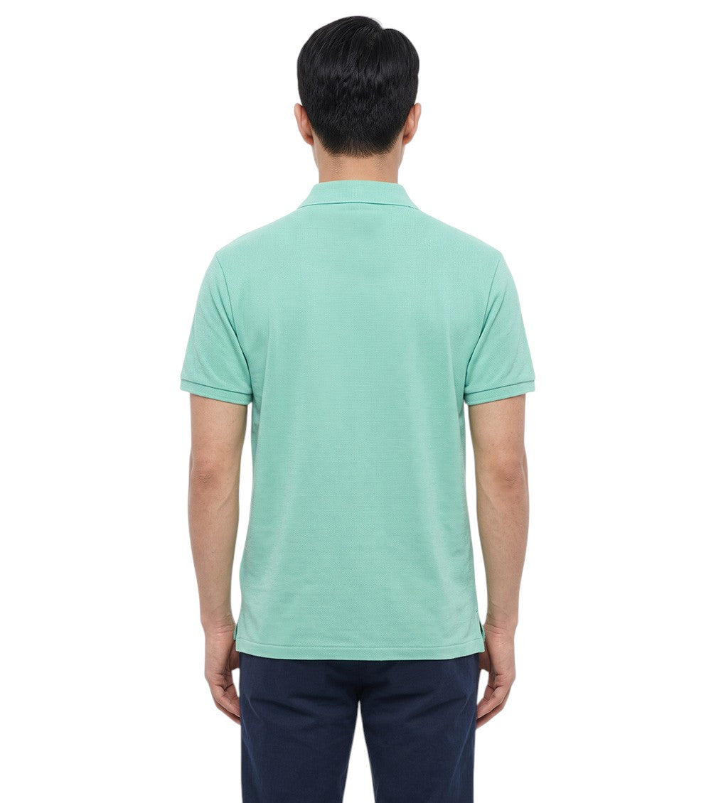 Mint Green Slim Polo 2