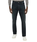 Dark Blue Slim Mid Rise Jeans 1