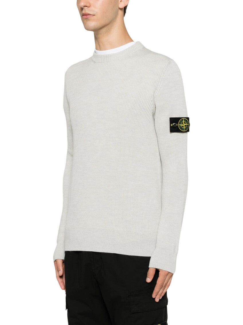 Light Beige Knitted Sweater 2