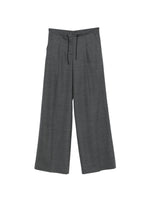 Grey Relaxed Drawstring Pants 1