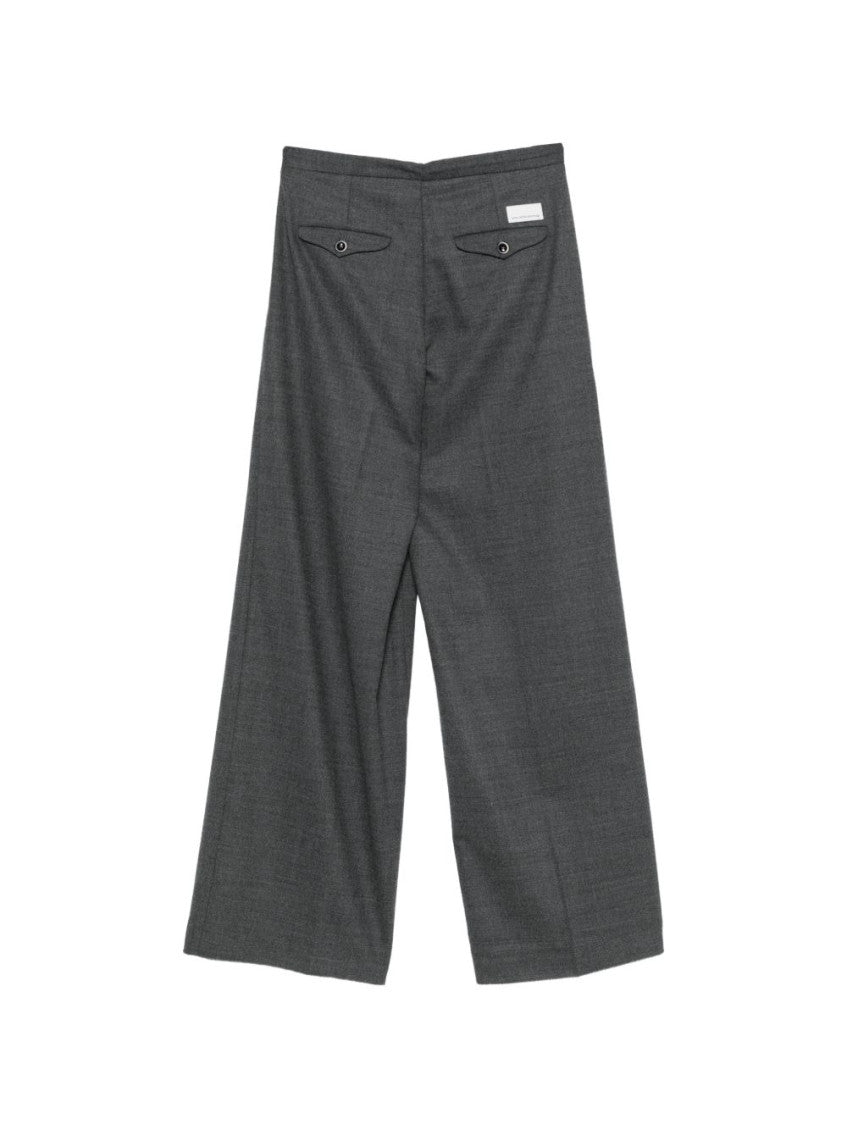 Grey Relaxed Drawstring Pants 2