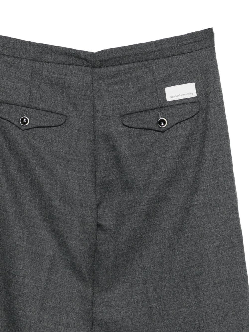 Grey Relaxed Drawstring Pants 3