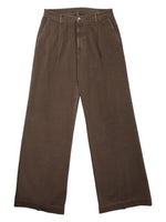 Brown Flat Front Pants 1