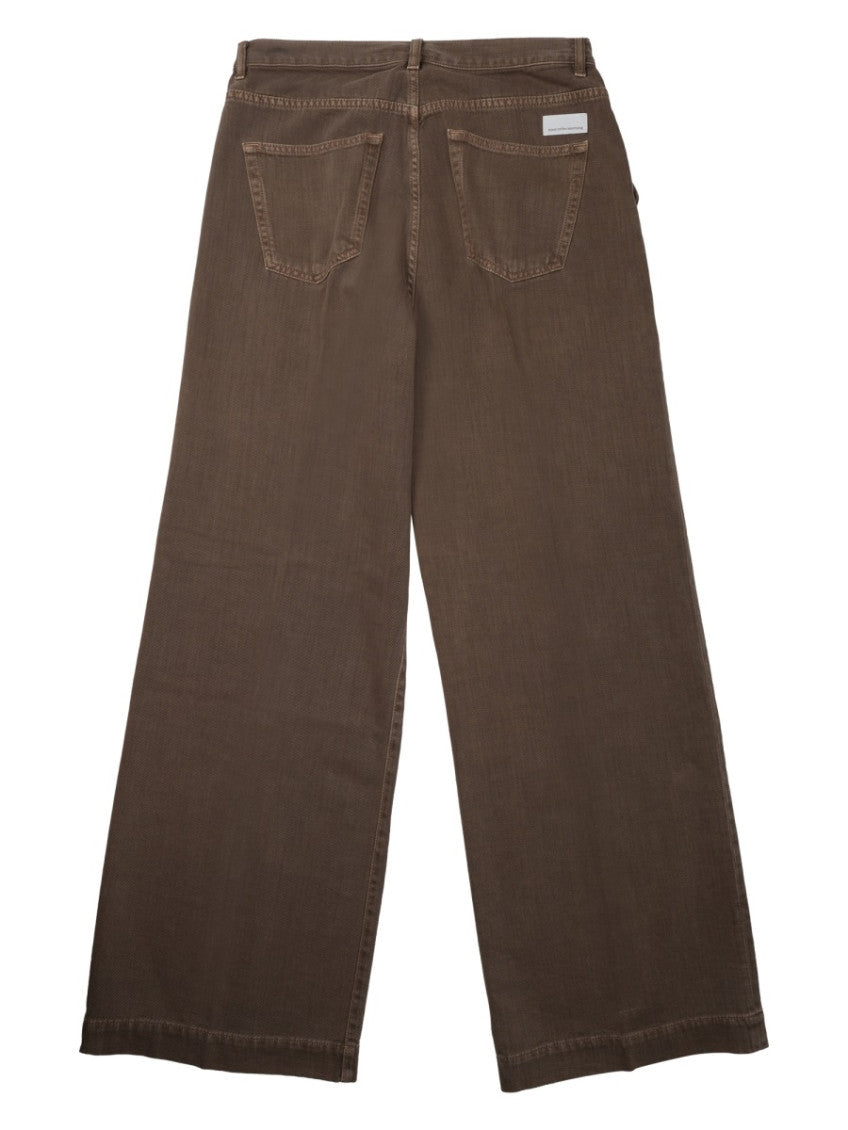 Brown Flat Front Pants 2
