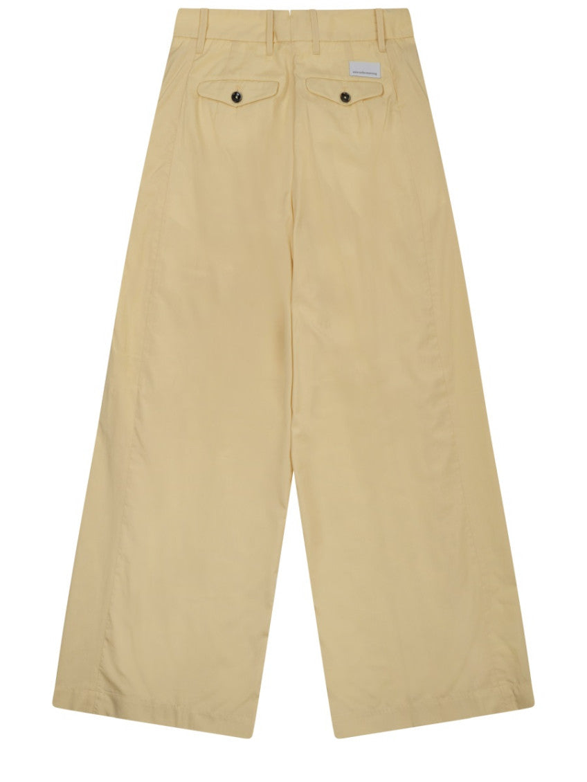 Beige Relaxed Pleated Pant 2
