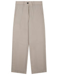 Beige Flat Front Pant 1