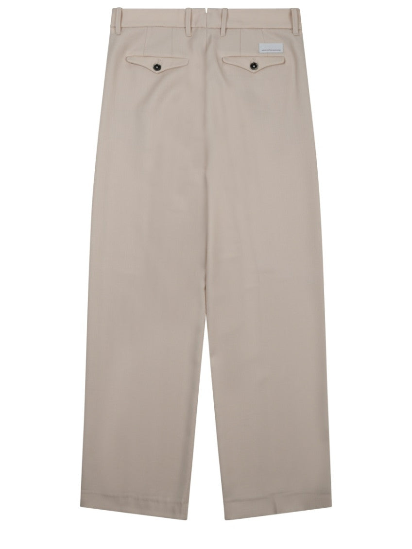 Beige Flat Front Pant 2