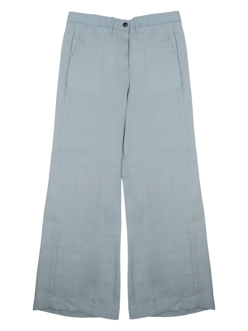Light Blue Flat Front Pants 1