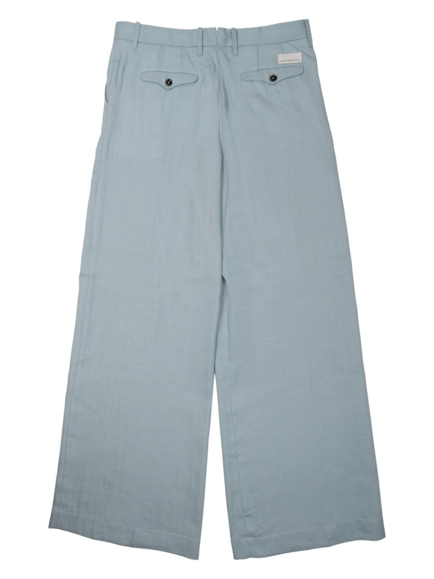 Light Blue Flat Front Pants 2