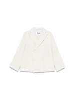 Boys White Stripes Blazer 1