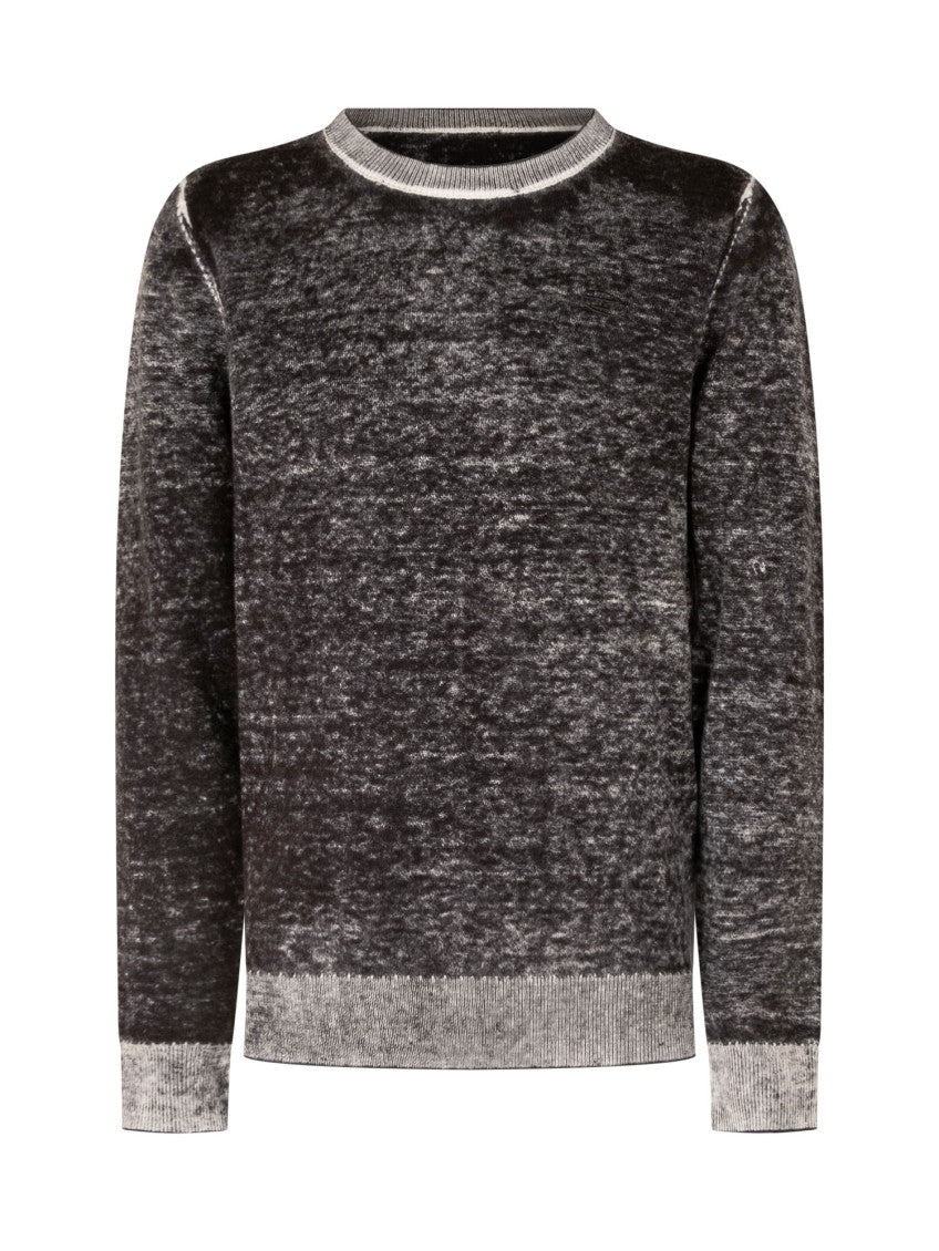 Kids Black Knitted Sweater 1