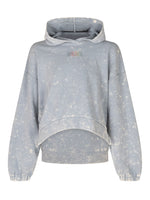 Girls Light Grey Logo Hoodie 1