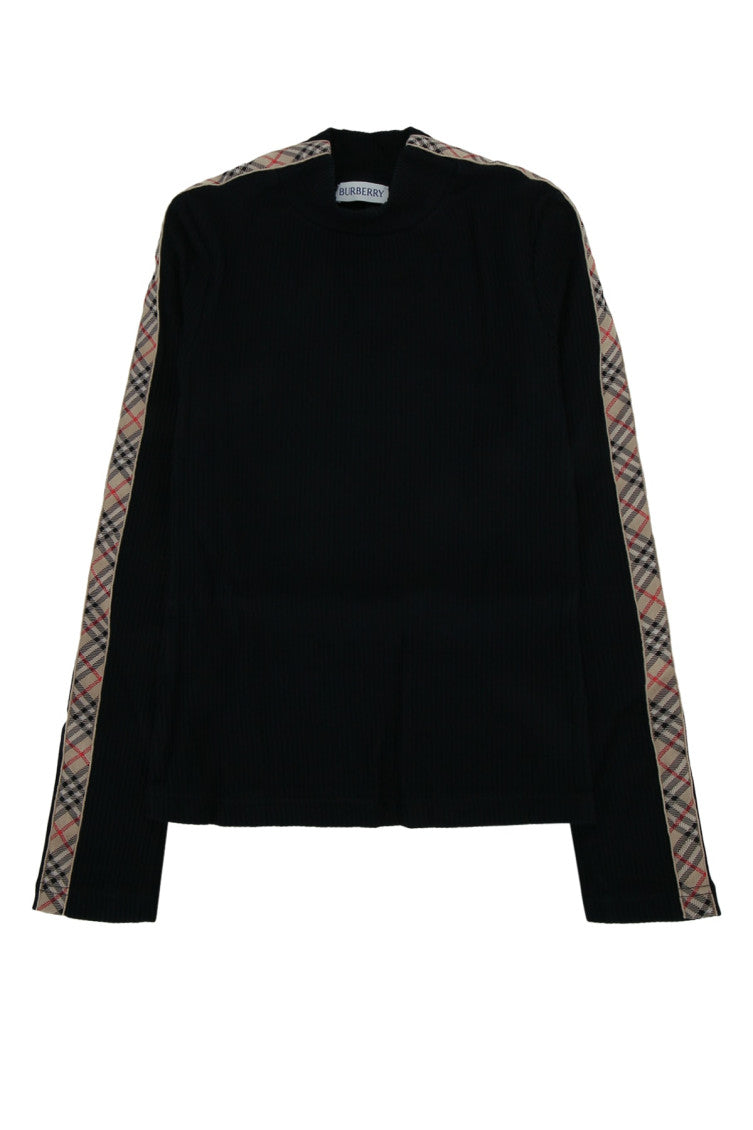Kids Black Checks Sweater 1