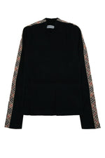 Kids Black Checks Sweater 1