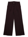 Dark Brown Loose High Rise Jeans 1
