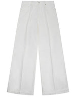 White Loose High Rise Jeans 1