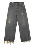 Light Grey Straight Mid Rise Jeans 1