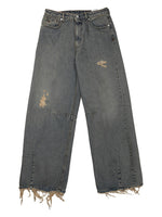 Light Grey Straight Mid Rise Jeans 1