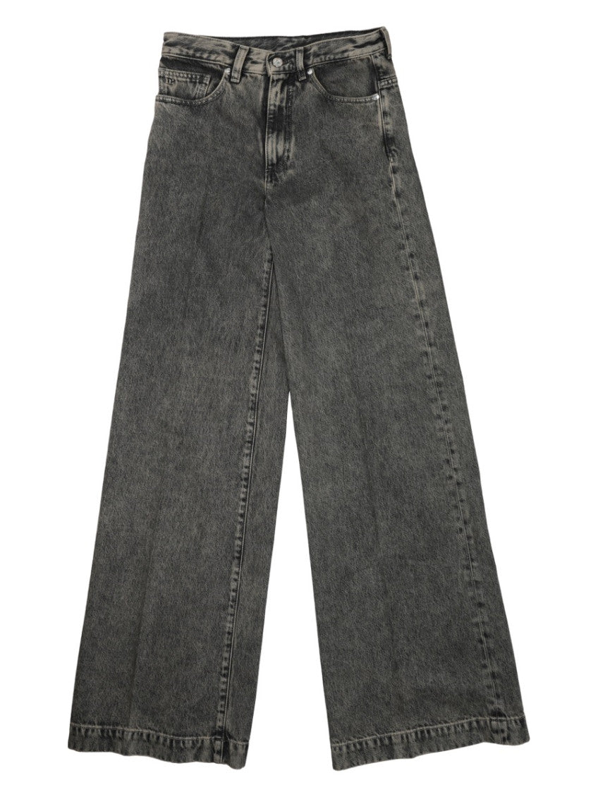 Grey Loose High Rise Jeans 1