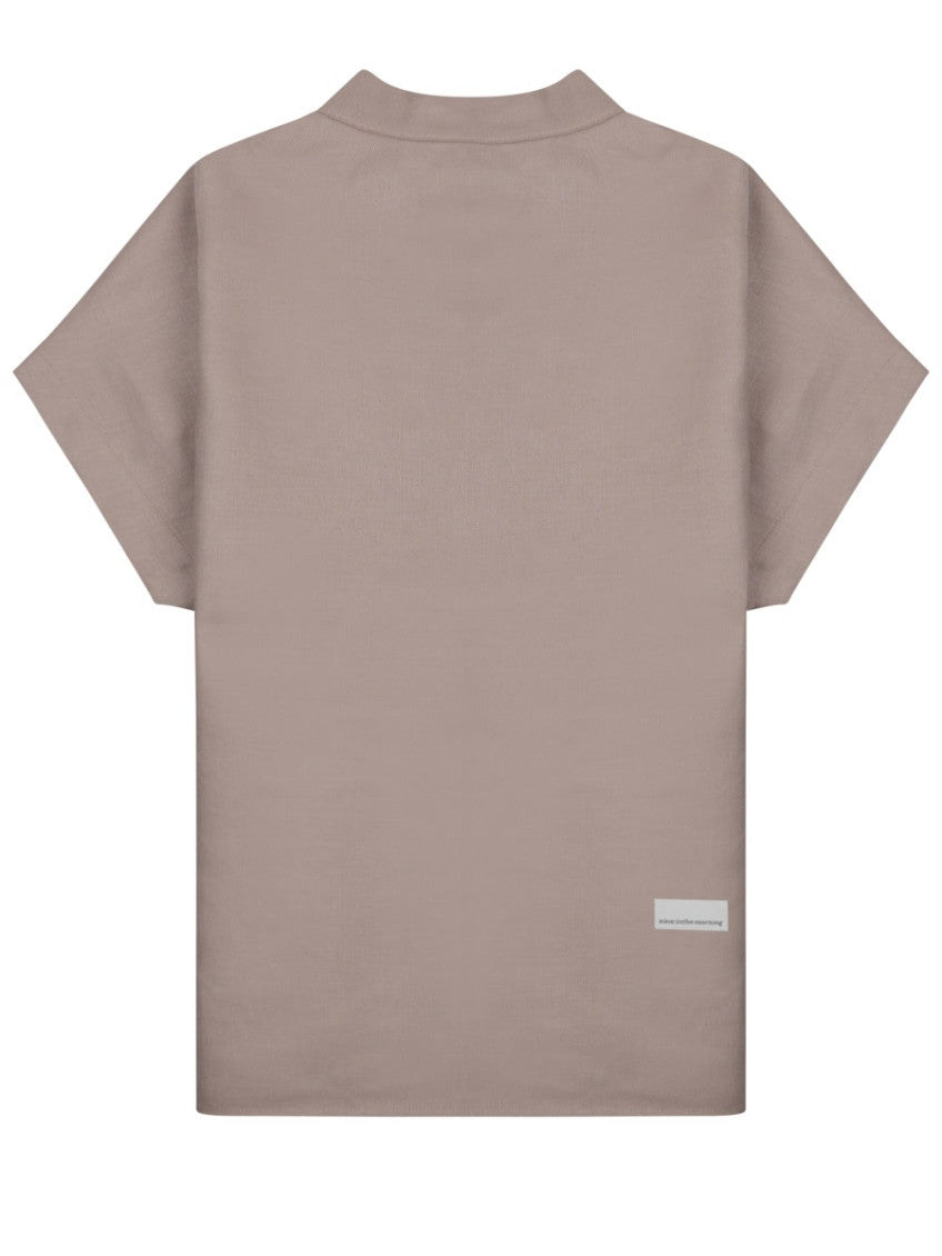 Light Purple Loose Solid Shirt 2