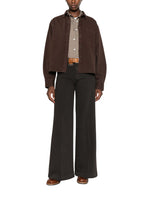 Black Flared Flat Front Jeans 1