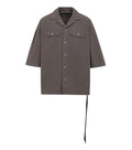 Brown Loose Solid Shirt 1