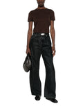 Black Flared High Rise Jeans 1
